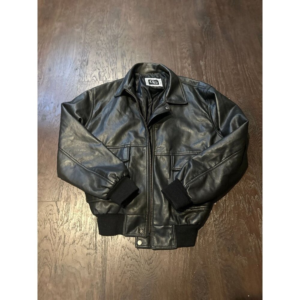 Collezione Roma Milano Italian leather jacket men’s large g24
